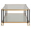 Uttermost Kentmore Glass Coffee Table