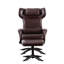 Fauteuil inclinable en similicuir avec repose-pieds Vantasia-1462672525