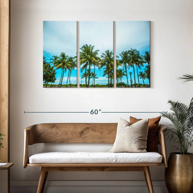 Cocotiers Gillard, Floride, H 28 po x l 45 po