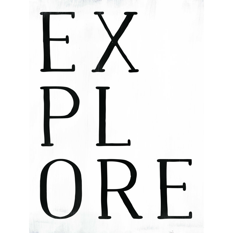 " Explore ", 32" H x 24" W