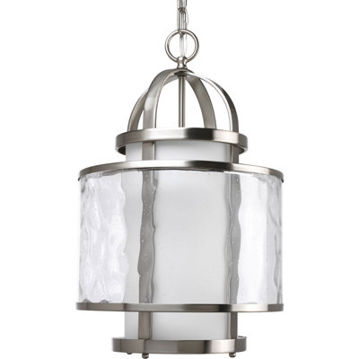 Luminaire suspendu tambour simple à 1 lumière Rawson