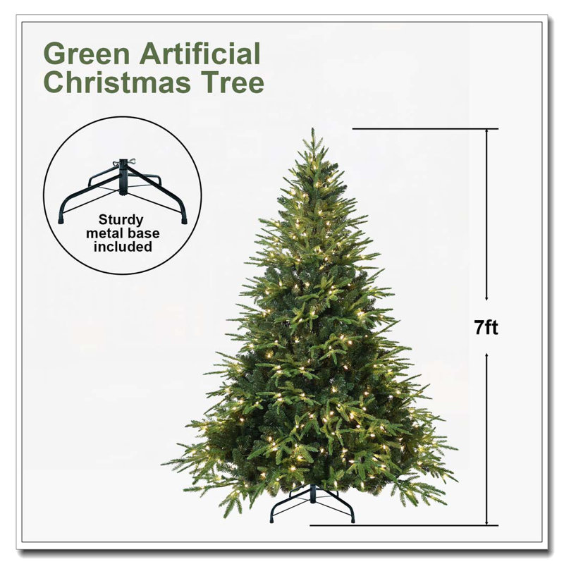 Arbre de Noël artificiel illuminé 5 pi, H 5 pi