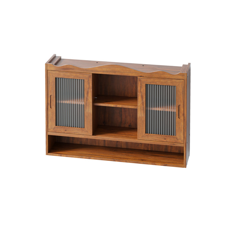 Armoire murale l 35,4 po, Brun