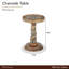 Villa Valencia Glass End Table