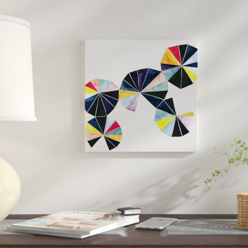 « hélice brillante i », impression sur toile, H 18 po x l 18 po x P 1,5 po, Toile tendue, Pas de tapis
