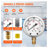 Hydraulic Pressure Test Kit, 10/100/250/400/600Bar, 5 Gauges 13 Couplings 14 Tee Connectors 5 Test Hoses, Excavator Hydraulic Test Gauge Set With Carrying Case For Excavator Tractors Machinery