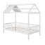 Lit simple en bois d'inspiration designer avec clôture-876471018