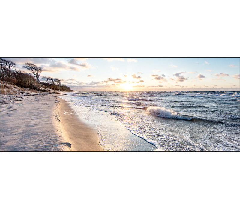Ebbe Und Flut V - No Frame Print on Canvas, 50cm H x 125cm W x 1.4cm D