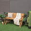 Banc convertible en bois Kellis