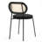 Boucle Low Rattan Back Side Chair-93021891