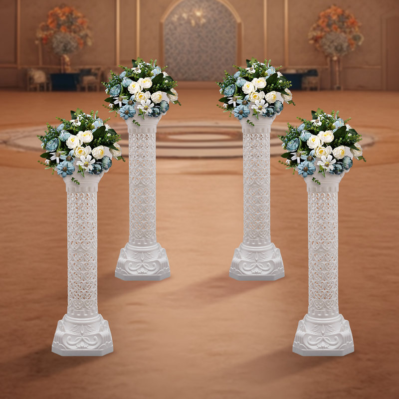 4pcs Wedding Roman Columns