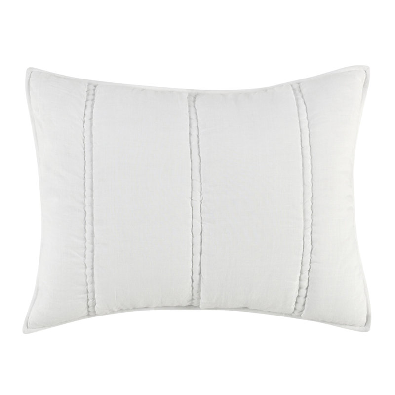 Taie décorative Rowen, Blanc, Grand lit