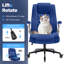 Fauteuil de direction ergonomique Big and Tall avec soutien lombaire réglable et accoudoirs, 400 lb-869366233