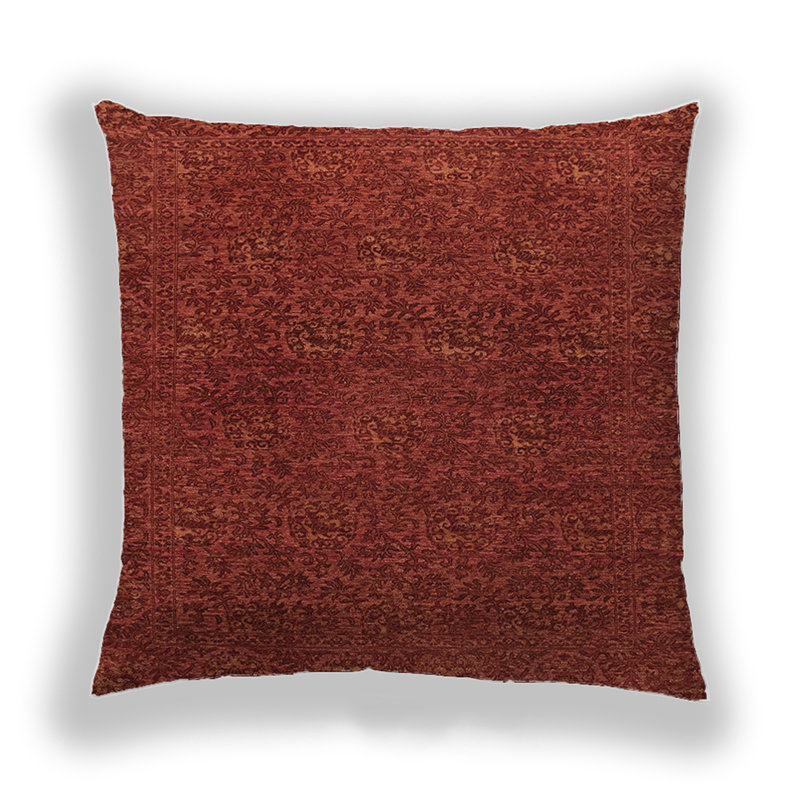 Housse et insert de coussin carré Eduardas, Microsuède