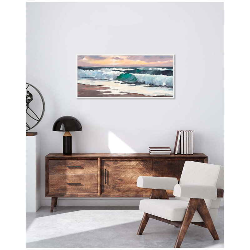 «Roll tide» par Mary Sparrow, reproduction d'art sur toile encadrée