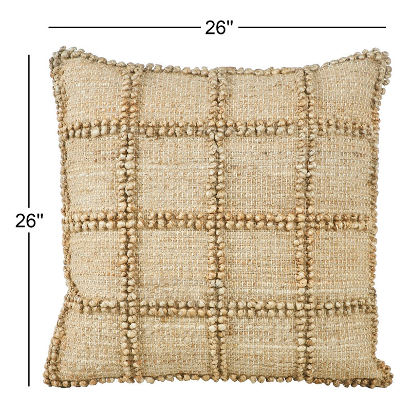 Euro Pillow Cover & Insert, Natural
