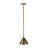 1 - Light Antique Copper Single Pendant