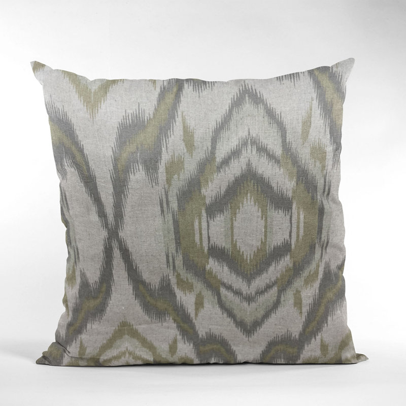 Dream Linen Indoor/Outdoor Pillow Cover & Insert, 12" H x 20" W, Rectangular, Gray/Blue