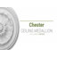 Médaillon de plafond Chester H 15,75 po x l 15,75 po x P 1,875 po-27785280