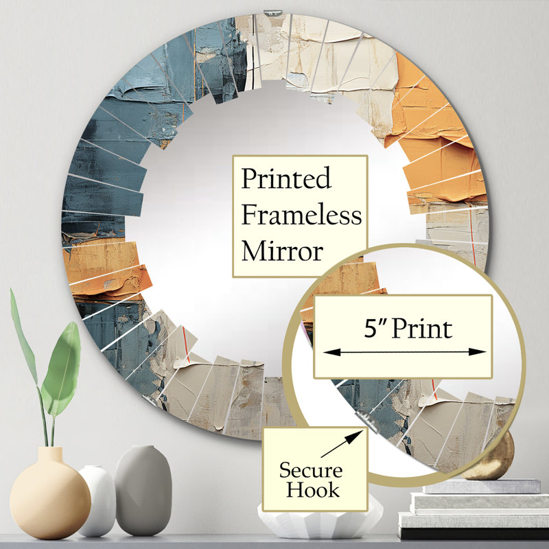 Miroir mural Dram, 24 po x 24 po
