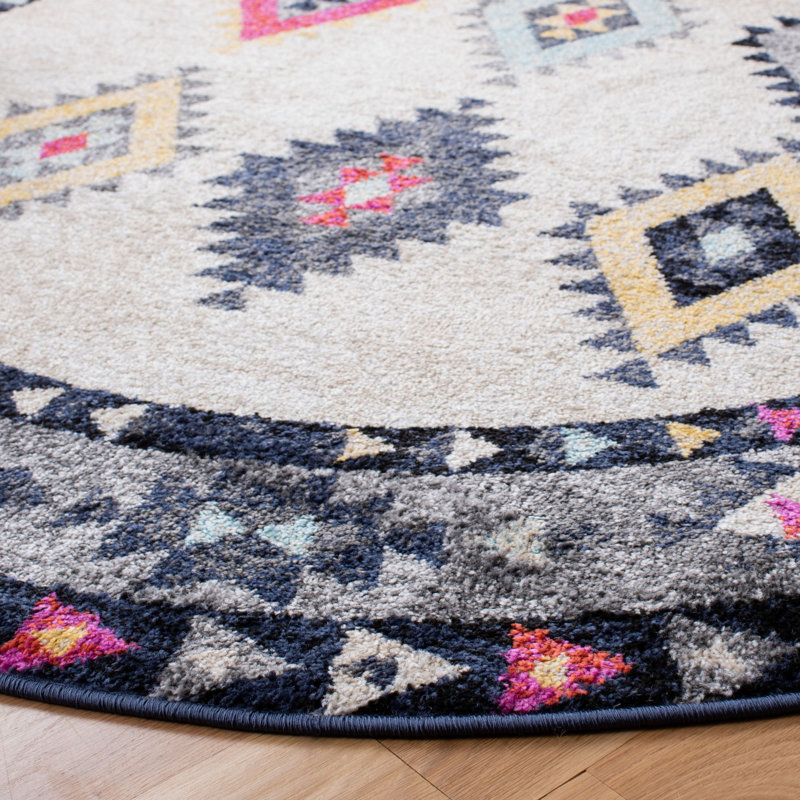 Kathy Performance Southwestern Rug, Round 6'