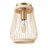 Snayder 1-E26 12W Handmade Bamboo Shade Semi Flush Mount Light Fixture