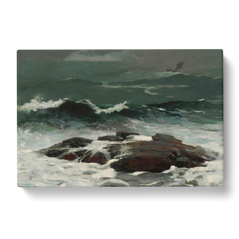 Summer Squall by Winslow Homer - Wrapped Canvas Painting, 35cm H x 50cm W x 3cm D