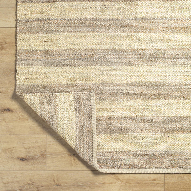 Asmar Natural Fibers Striped Indoor Rug, Rectangle 8' x 10'