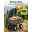 Chariot de jardin en acier de 181 kg (400 lb) – Côtés amovibles, pneus de 25 cm (10 po), vert