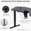 VIVO Corner Electric 71" x 24" Desk, Wing-Shaped Table Top-92395538