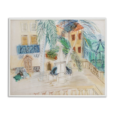 Couple Sur Un Banc Dufy Classic  Framed Giclee Art by one1000paintings