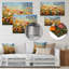 Symphonie colorée de fleurs sauvages I - décoration murale florale en métal-1540402267
