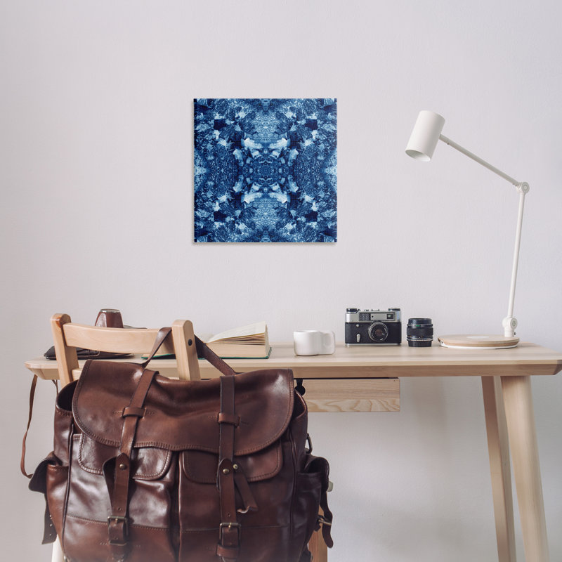 Art sur toile, "Mosaic Tie Dye" par El Perkin, H 24 po x l 24 po