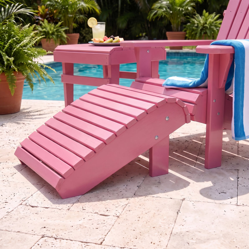 Accessoire de repose-pieds Adirondack - 14 options de couleurs | Prêt pour l'extérieur,  livré entièrement assemblé