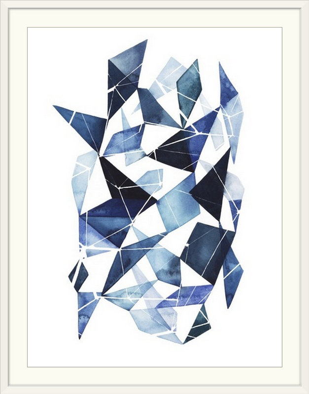 «Brodie-Gael Chrysalis I» Grace Popp, impression, H 32 po x l 26 po x P 1 po, Cadre blanc