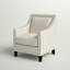 Fauteuil en polyester de 29 po de largeur Damira-506675512