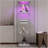 Stylish LED Lights Glass Display Cabinet With 4 Shelves And Door, Floor Standing Curio Bookshelf For Modern Interiors-783482547