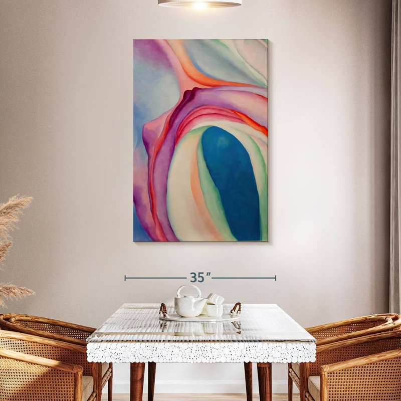 Avery musique rose et bleu II, H 48 po x l 32 po
