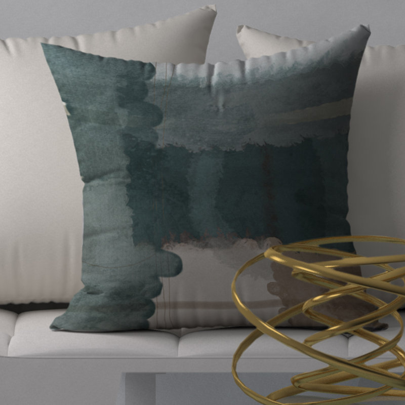 Magnifique housse de coussin carrée séduisante/insert, 18 po x 18 po