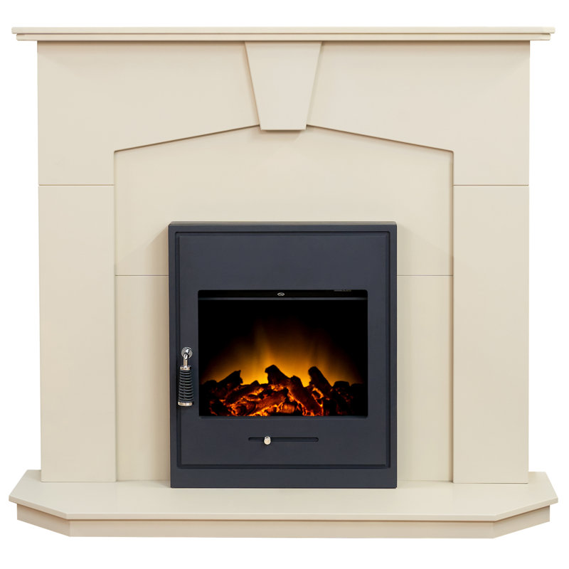 Abbey Adam 121.5 cm W Electric Fireplace with 6824.28 BTU
