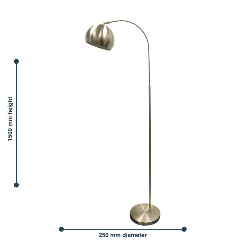 Mcgrath 150cm Arched Floor Lamp Set