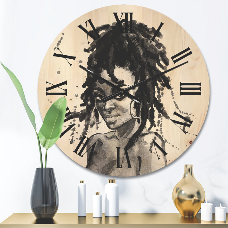 Horloge murale en bois, Moyen