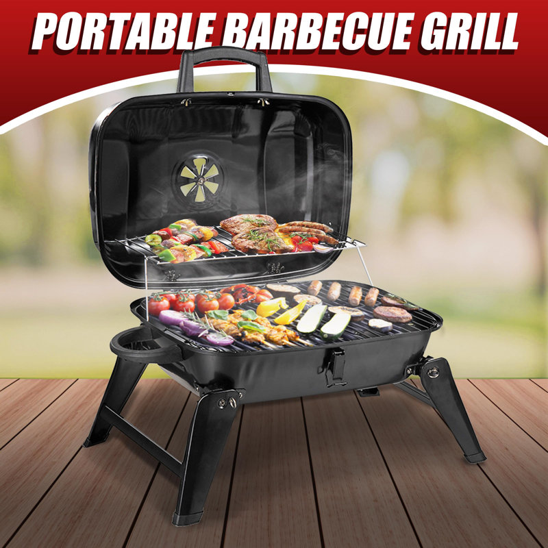 Alivio 25cm W Portable Charcoal Grill
