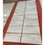 Carreaux de marbre blanc 12 x 24 pouces Snow Mountain - Finition texturée pour mur de cuisine