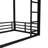 Metal Bunk Bed, Twin XL Over Twin XL, Heavy-Duty Design With Noise-Reduced Joints For , Teens, And Adults-1259590307