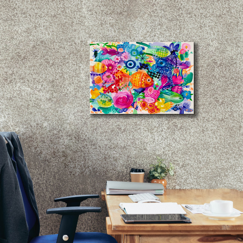 Art mural sur toile Highlands Dunes par Fish Zarika, H 18 po x l 26 po x P 0,75 po