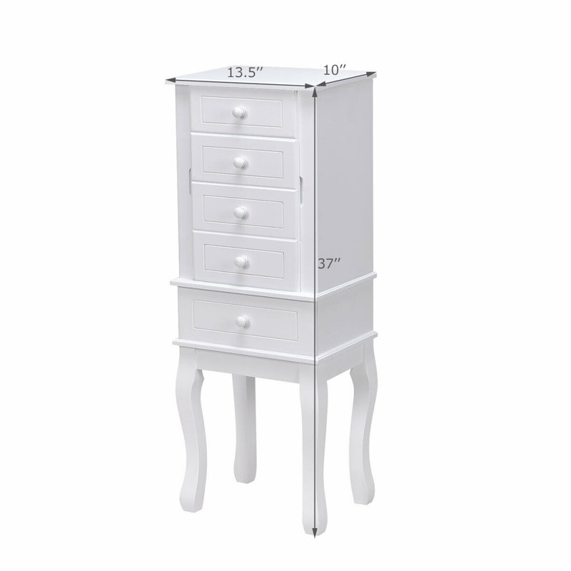 Armoire à bijoux avec Miroir aysiah