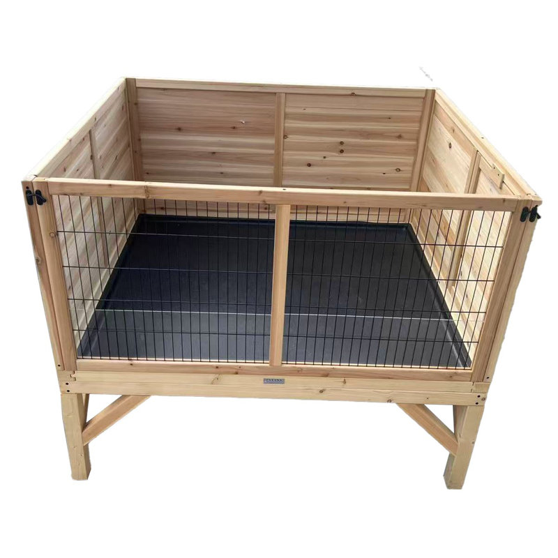 Raised Guinea Pig & Rabbit House