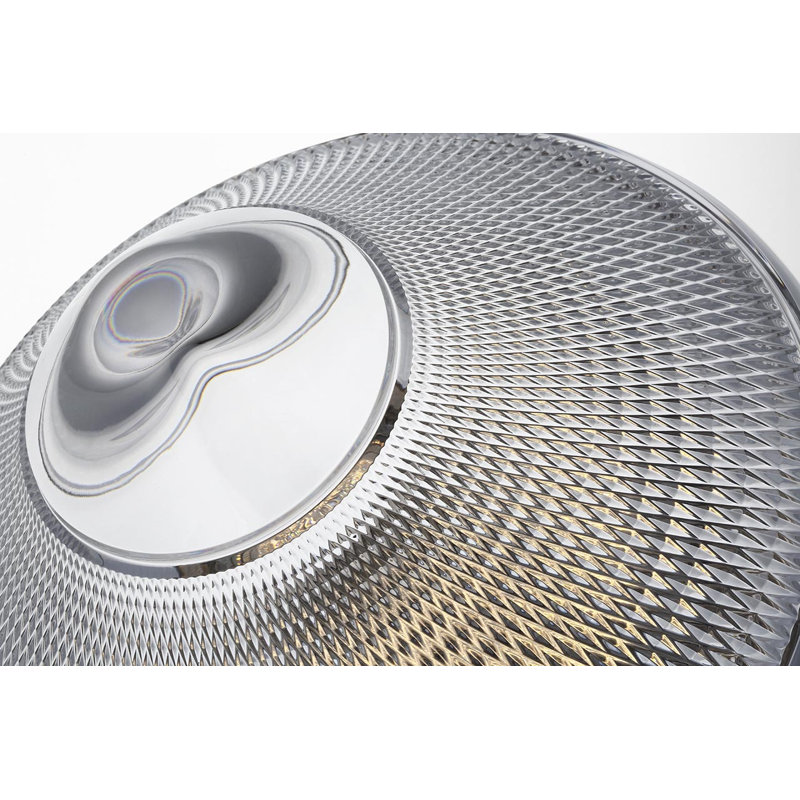 Waterford Copper Coast 12" Rechargeable Accent Light with Clear Crystal, Silver