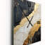 Horloges murales V ornées d'or noir - Spirales murales abstraites-255538424